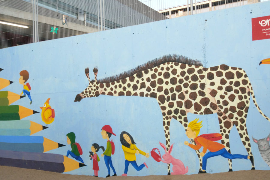 “Mural infantil Escuela Marta Mata de Torelló”