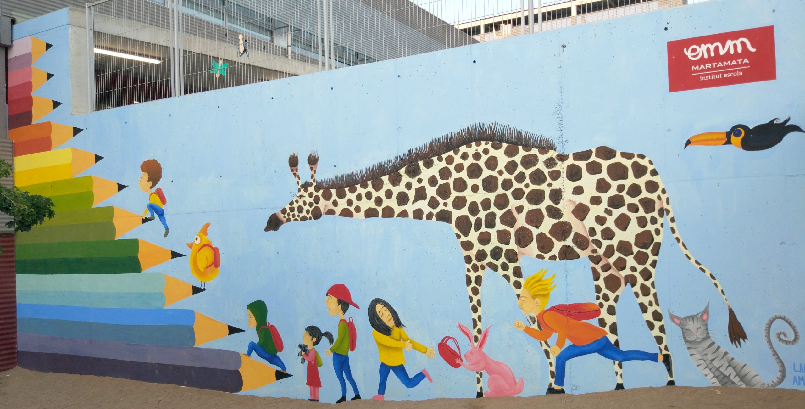 “Mural infantil Escuela Marta Mata de Torelló”