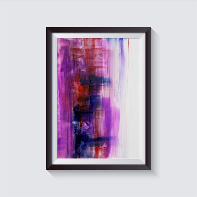 Arte. Abstracto. Violeta. Artista. Plástica. Pintora. Laia Amàrita. Barcelona.
